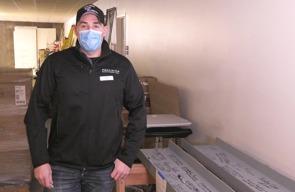 For SCCA patient Cade Marshall, providing the steel for a new clinic building is more than just a job